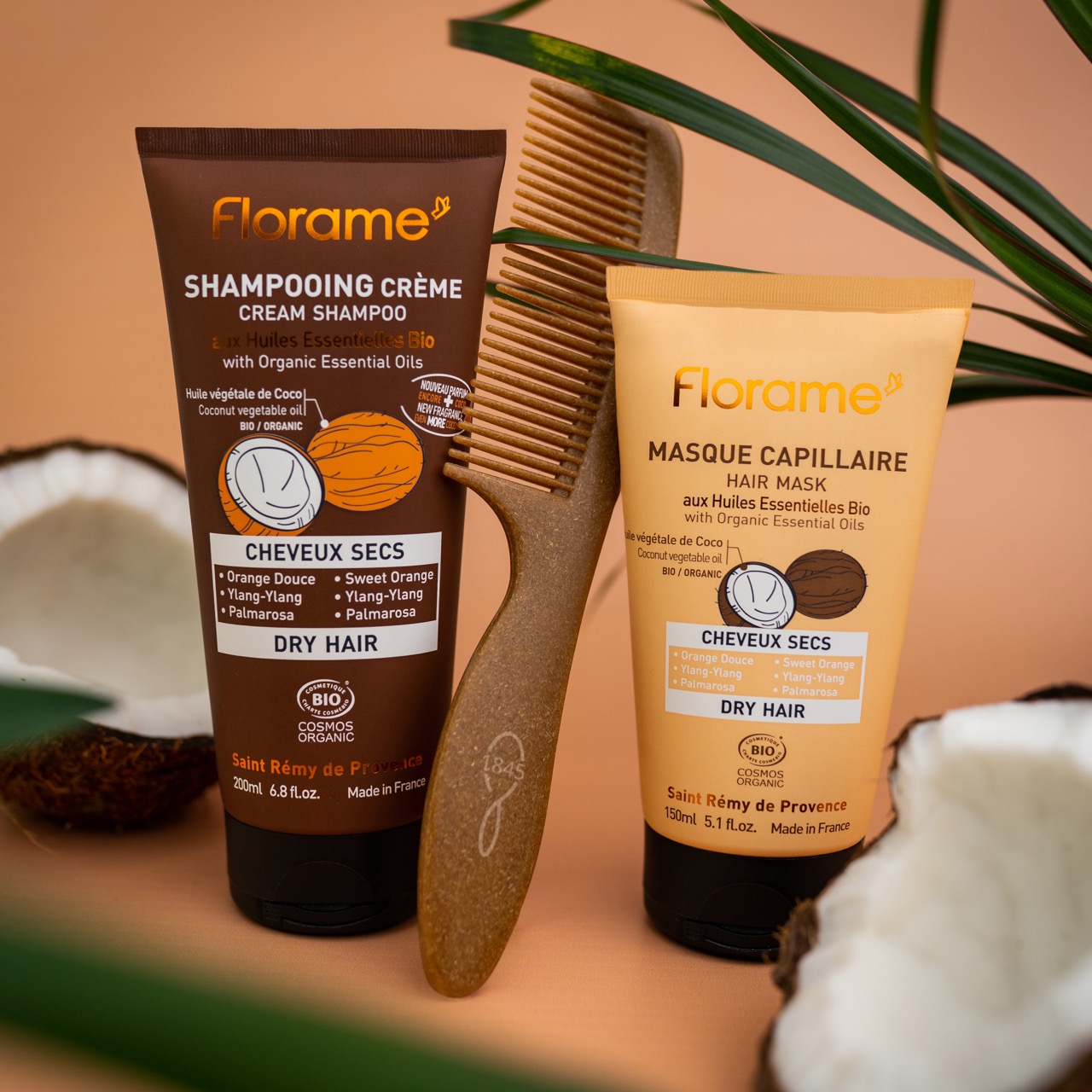 Masque Cheveux Secs Bio Florame​